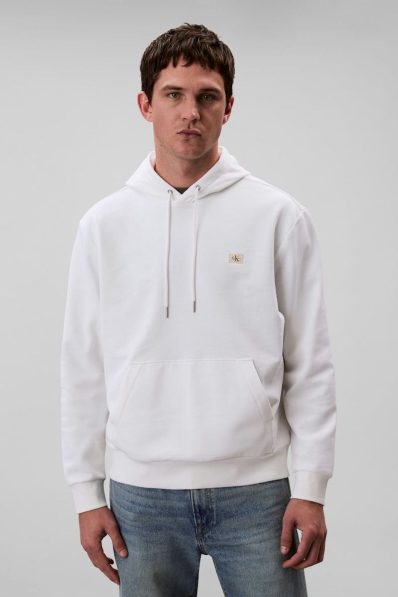 Calvin Klein 374G 350 Terry Hoodie Bright White