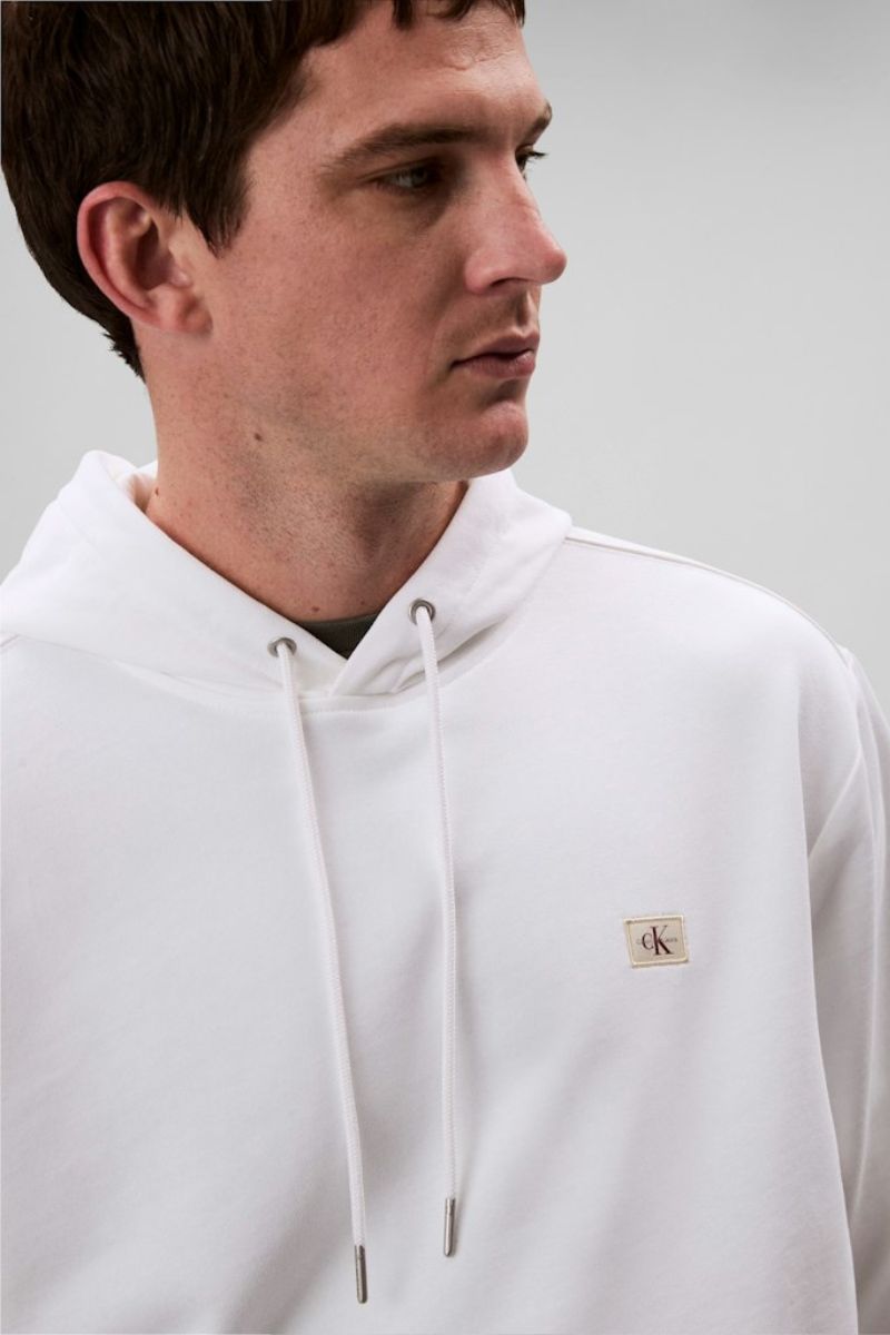 Calvin Klein 374G 350 Terry Hoodie Bright White