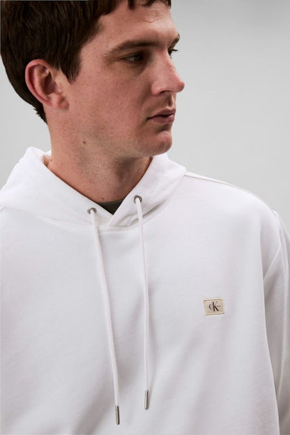Calvin Klein 374G 350 Terry Hoodie Bright White