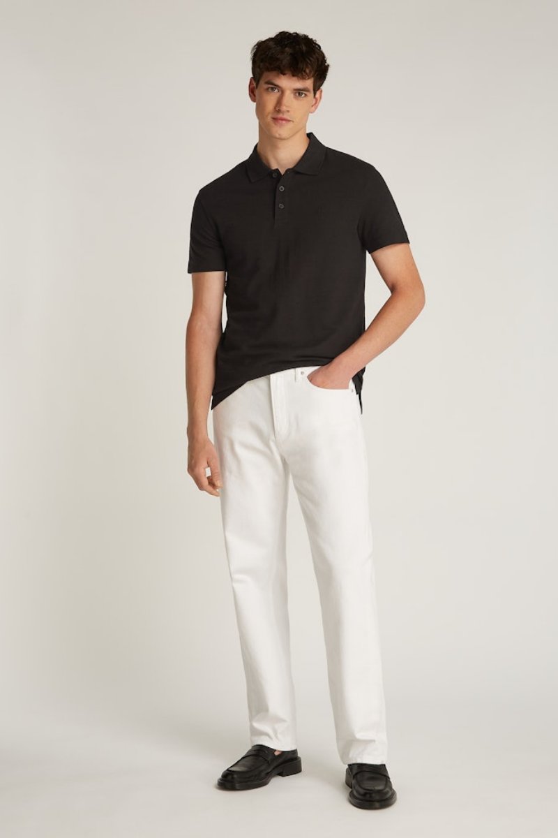 Calvin Klein Textured Polo Black