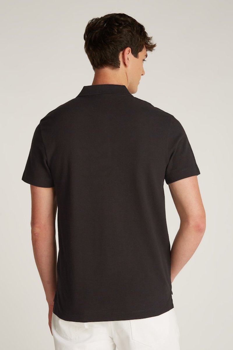 Calvin Klein Textured Polo Black