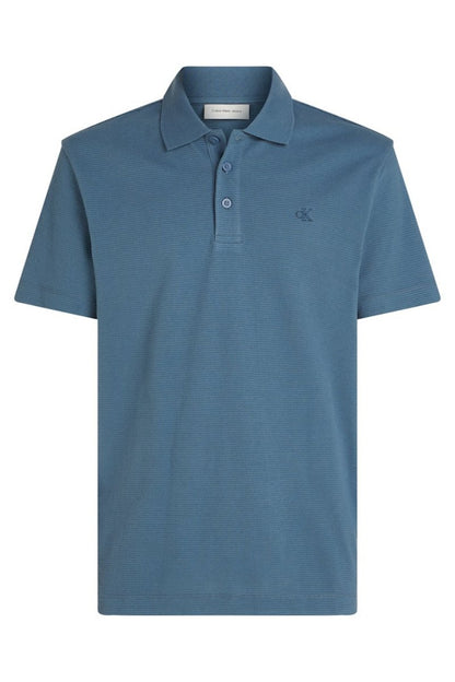 Calvin Klein Textured Polo Blue