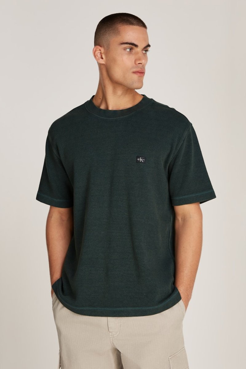 Calvin Klein Waffle Woven T-Shirt