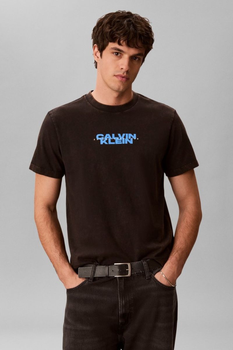 Calvin Klein 20S Washed Spine T-Shirt Black