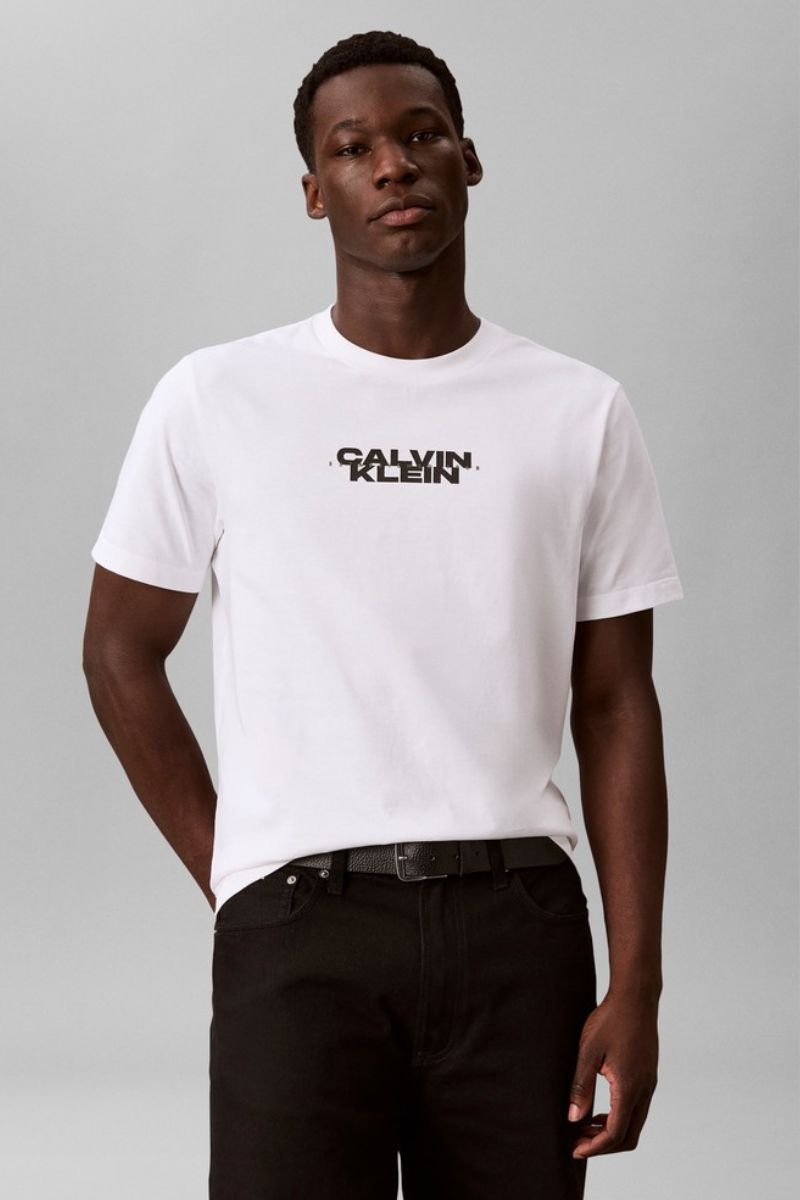 Calvin Klein 20S Washed Spine T-Shirt White