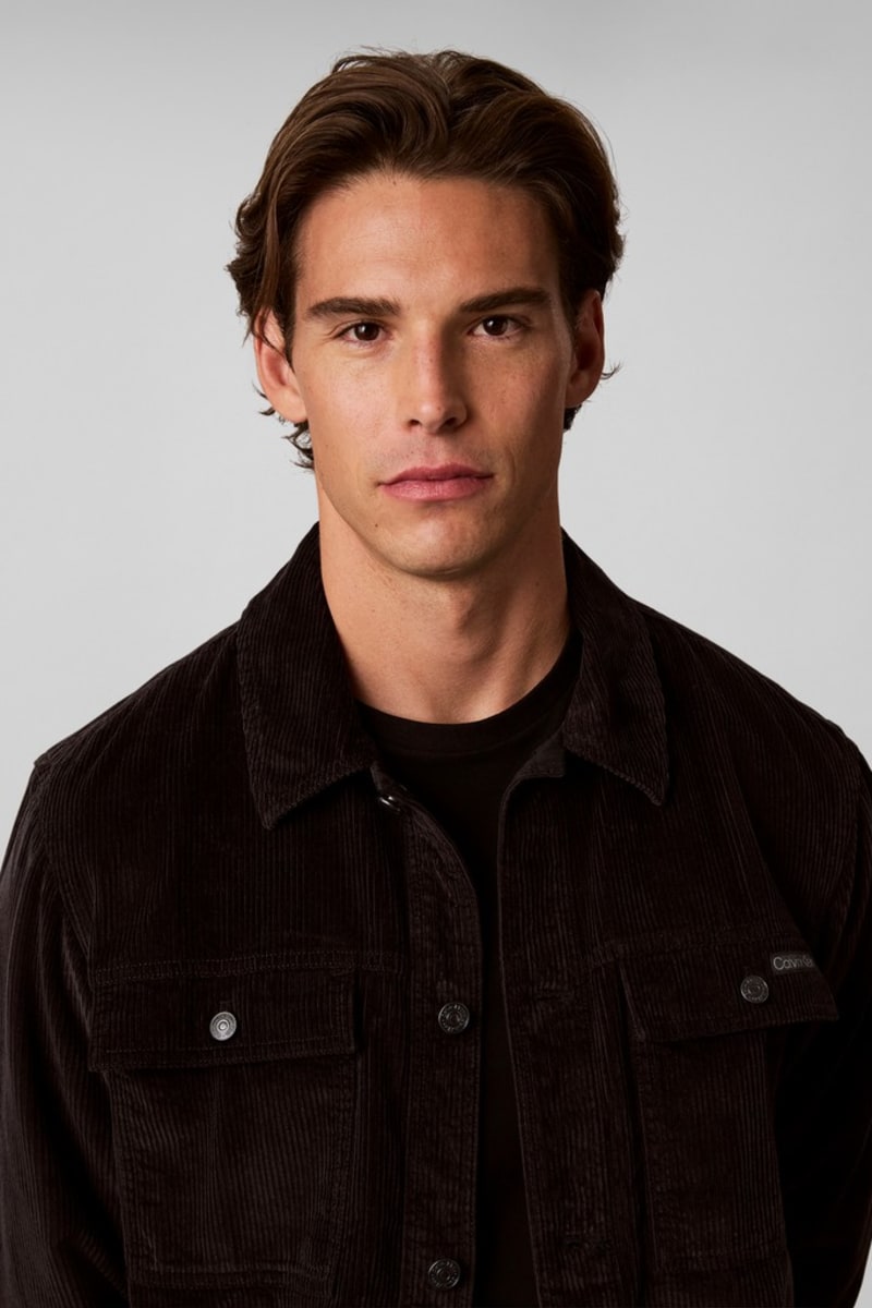 Calvin Klein 115G Relaxed Fit Corduroy Overshirt Black
