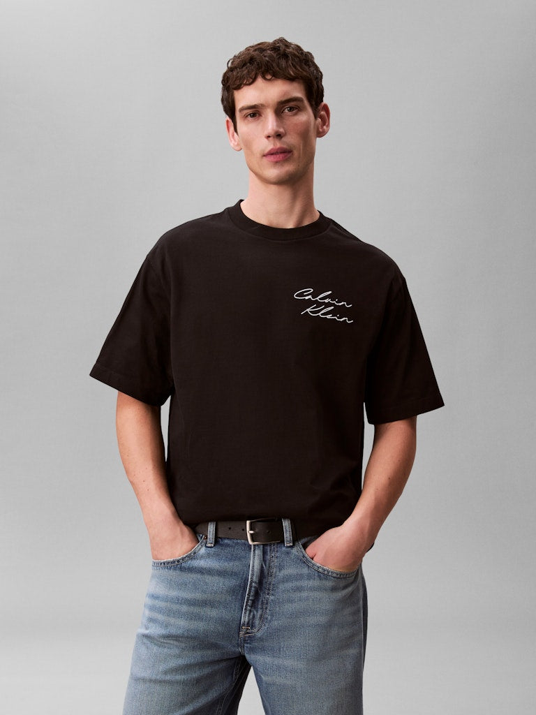 Calvin Klein 828 16S Graphic T-Shirt Black
