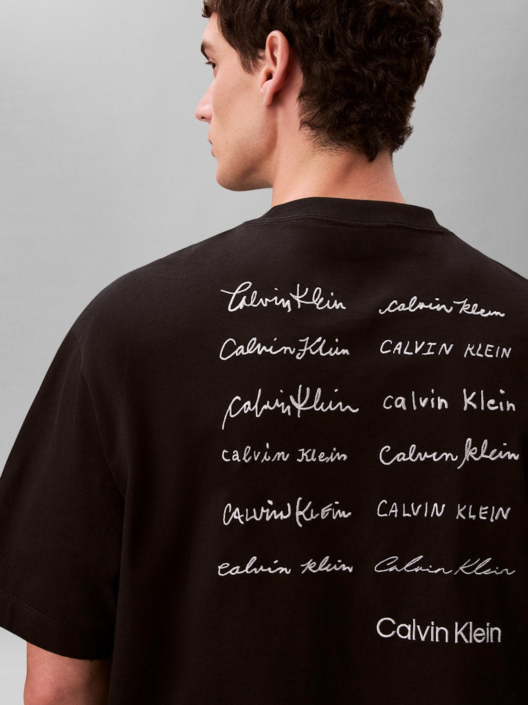 Calvin Klein 828 16S Graphic T-Shirt Black