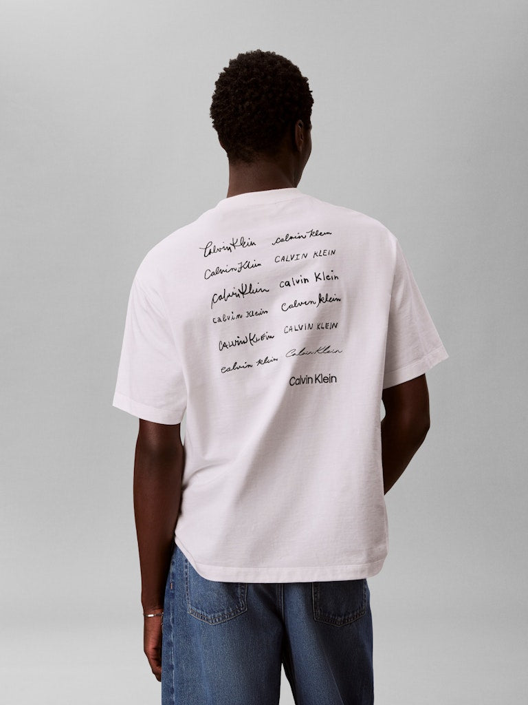 Calvin Klein 828 16S Graphic T-Shirt White