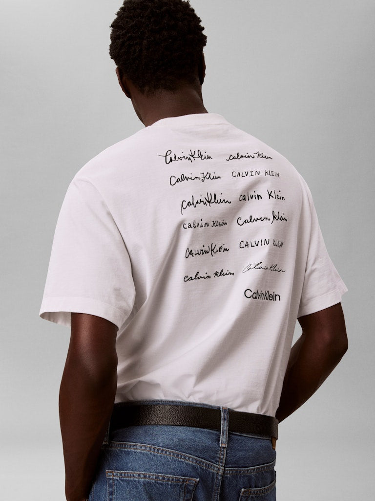 Calvin Klein 828 16S Graphic T-Shirt White