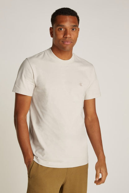 Calvin Klein Heavy Reg T-Shirt Moonbeam