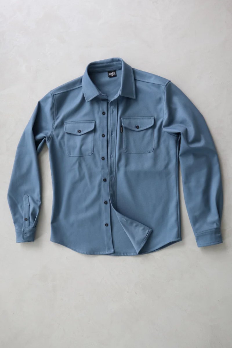 Capo Steel Blue Overshirt