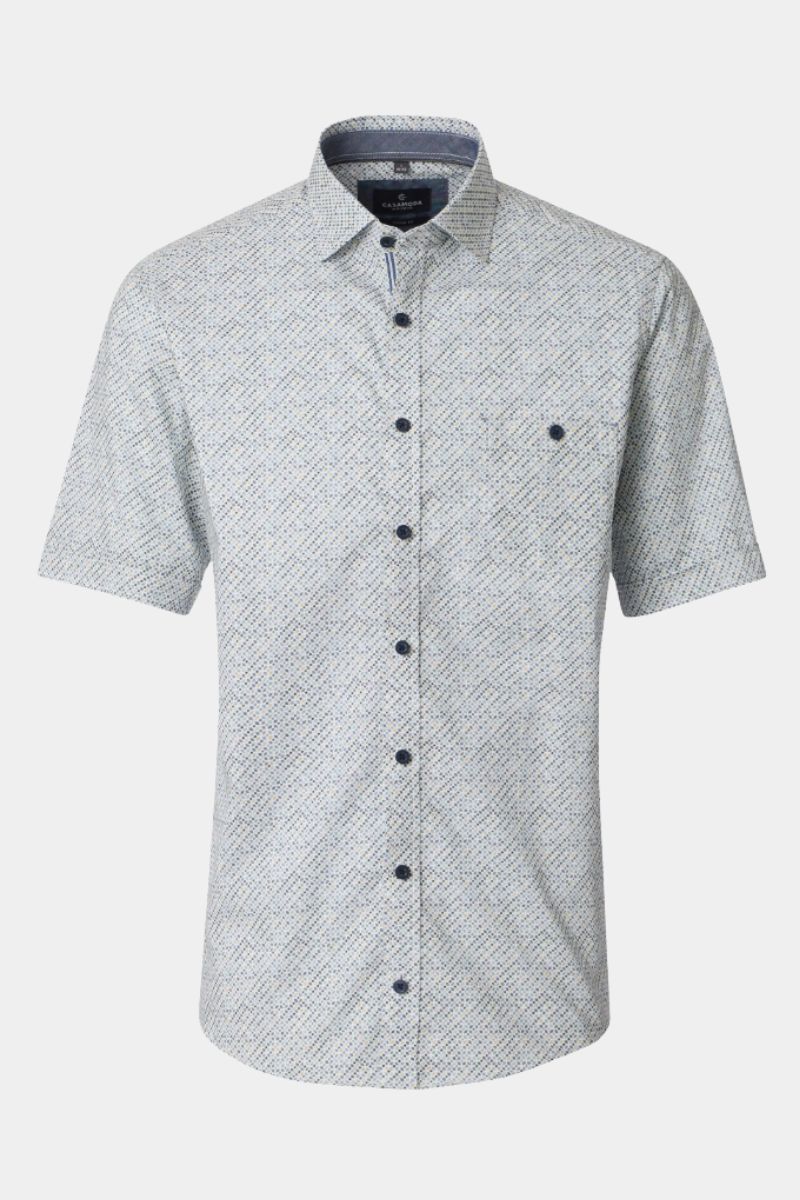 Casa Moda 30461 Short Sleeve Shirt Stone
