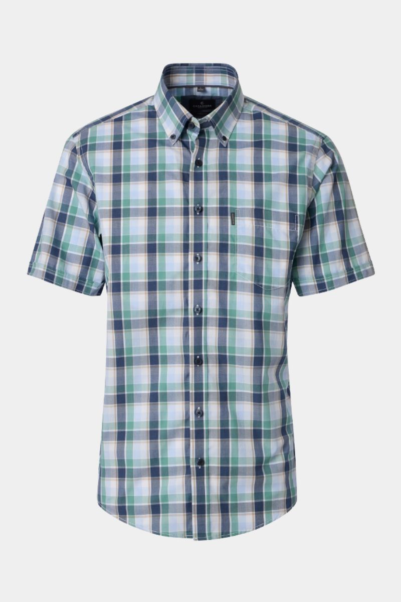 Casa Moda 30831 Short Sleeve Shirt Green