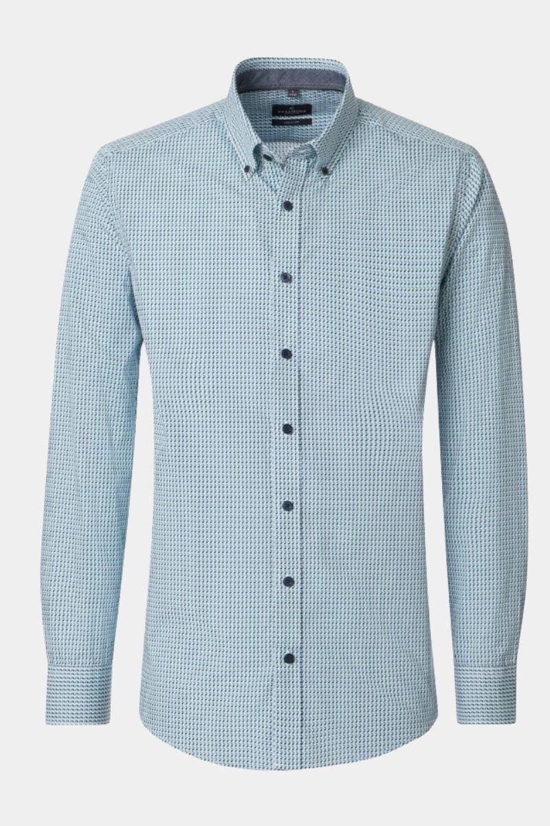 Casa Moda 30950 Comfort Fit Shirt Blue