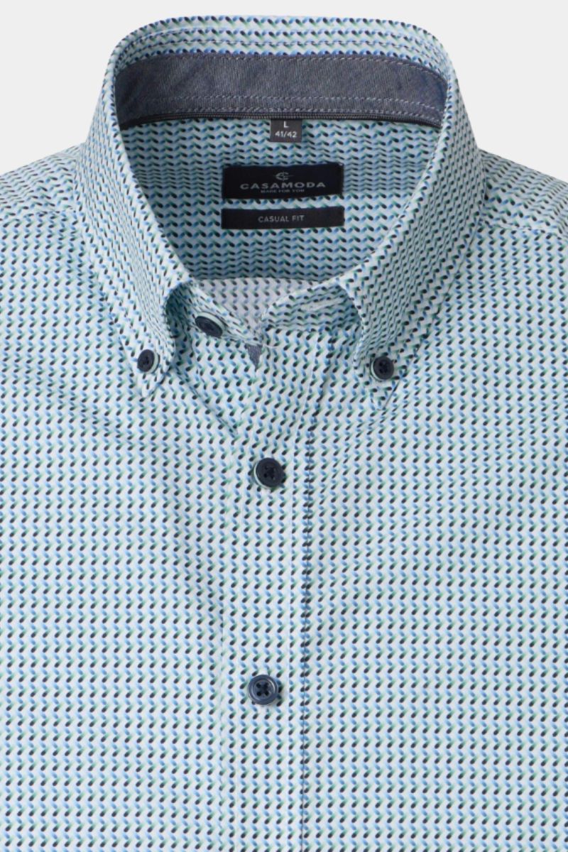 Casa Moda 30950 Comfort Fit Shirt Blue