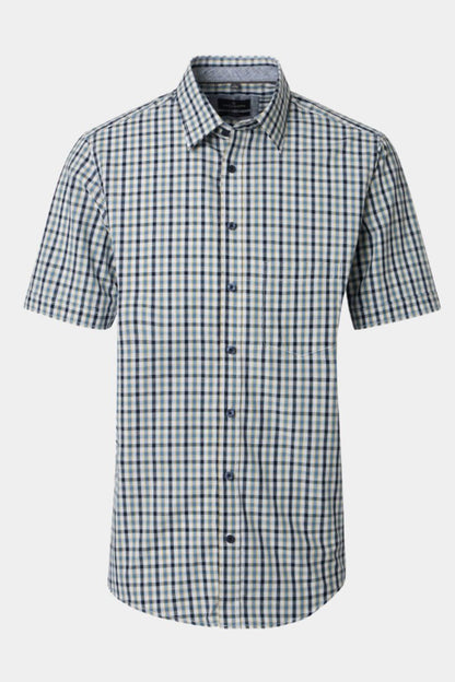 Casa Moda 31041 Comfort Fit SS Shirt Blue