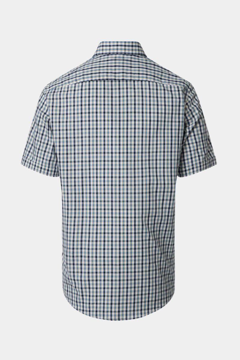 Casa Moda 31041 Comfort Fit SS Shirt Blue