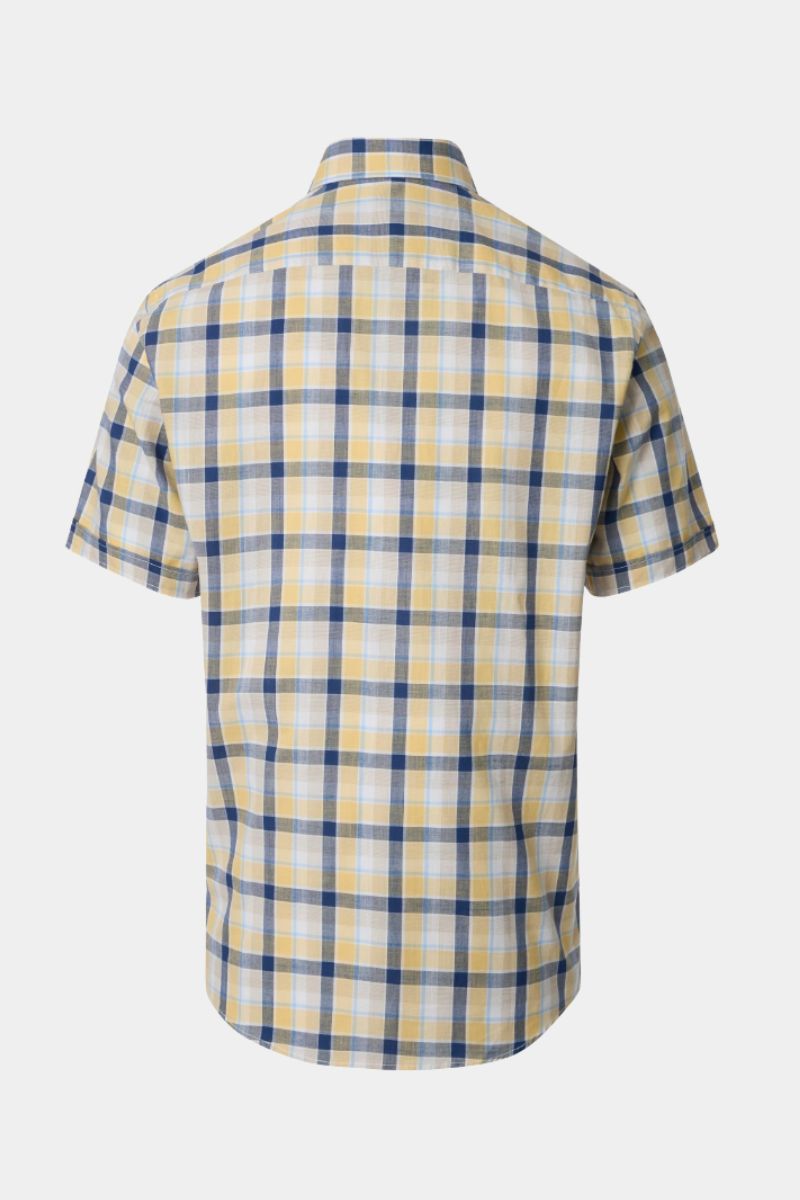 Casa Moda 31071 Comfort Fit SS Shirt Yellow