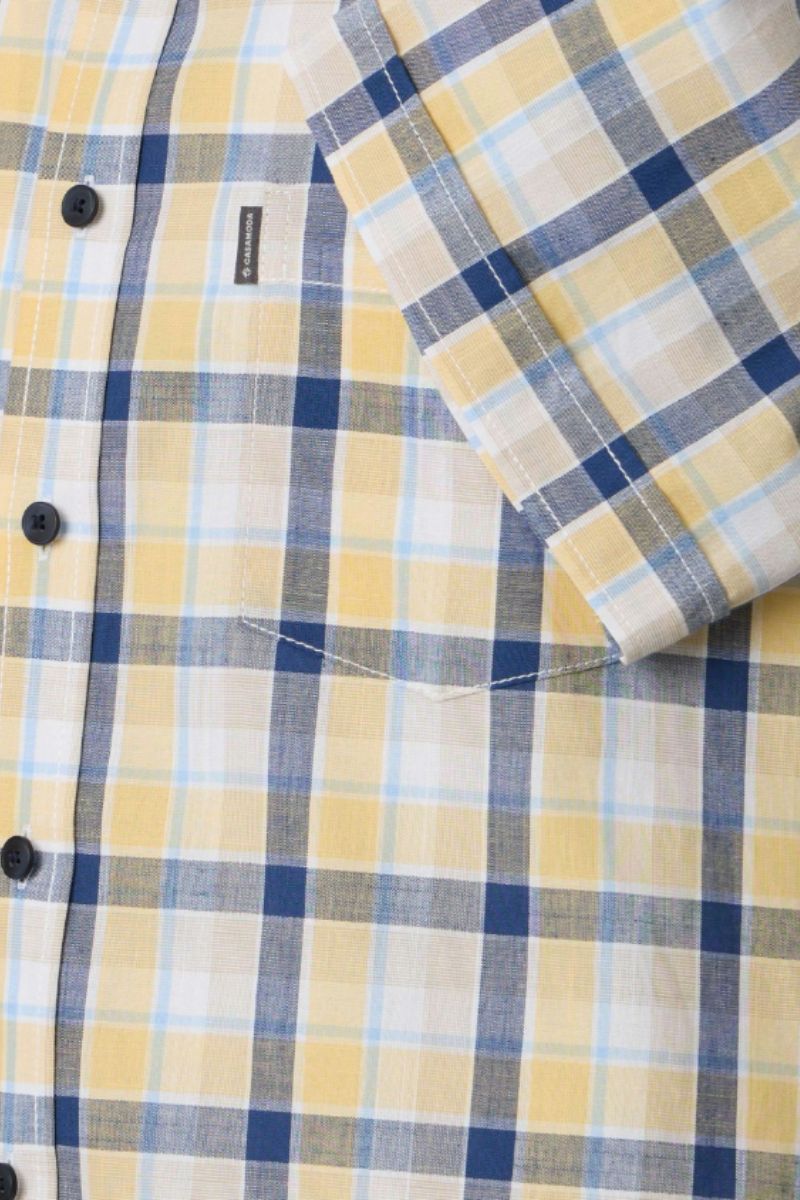 Casa Moda 31071 Comfort Fit SS Shirt Yellow