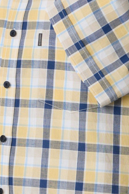 Casa Moda 31071 Comfort Fit SS Shirt Yellow
