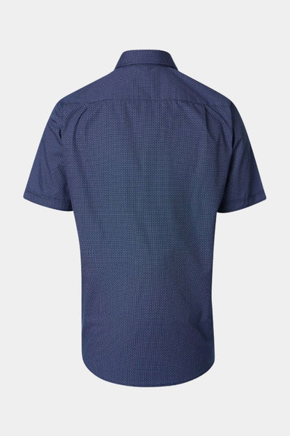 Casa Moda 31081 Comfort Fit SS Shirt Blue