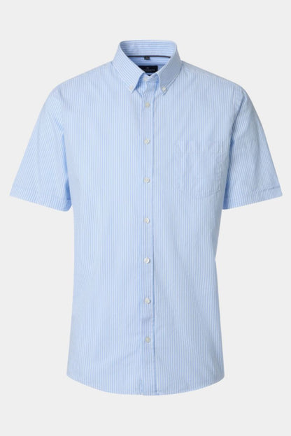 Casa Moda 31161 Comfort Fit SS Shirt Blue