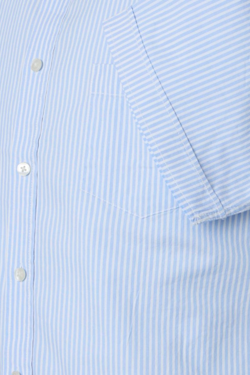 Casa Moda 31161 Comfort Fit SS Shirt Blue