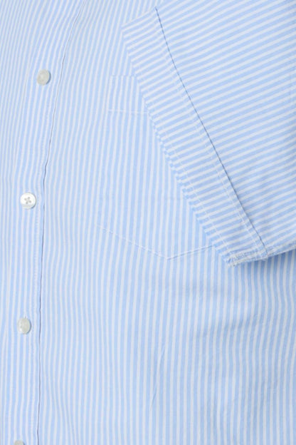 Casa Moda 31161 Comfort Fit SS Shirt Blue