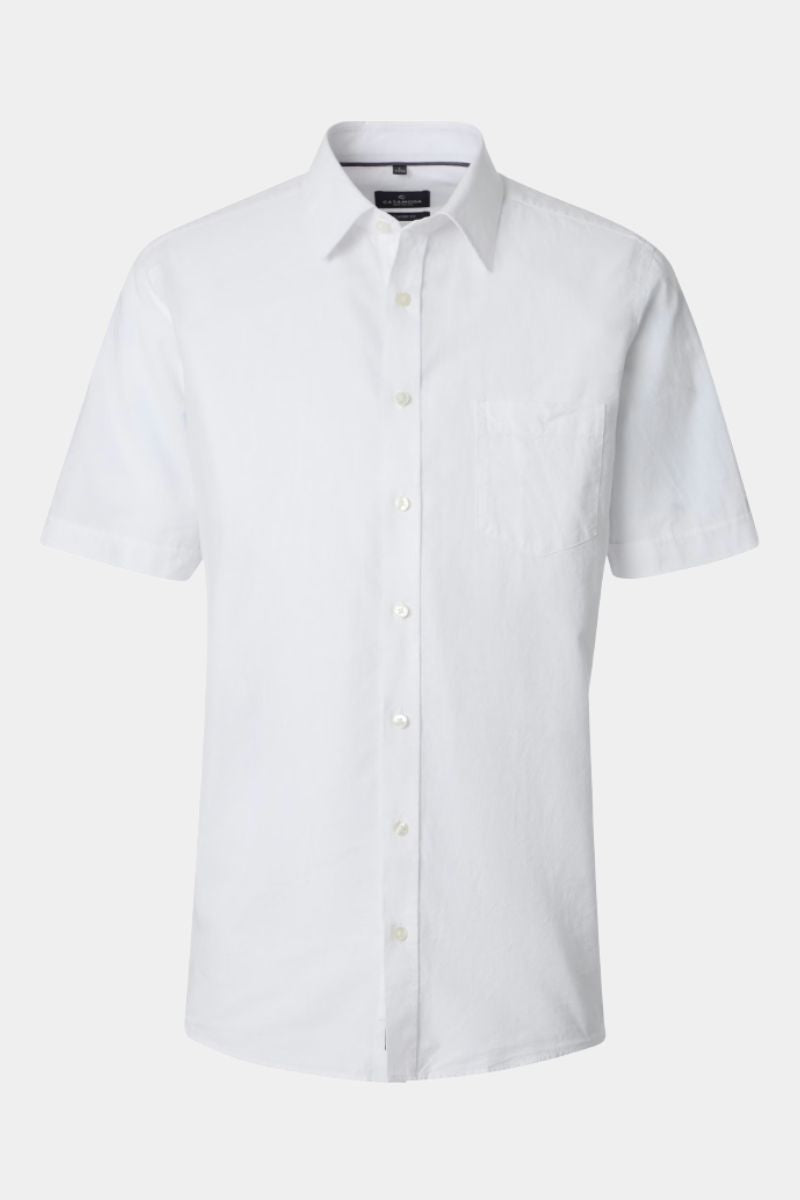 Casa Moda 31181 Comfort Fit SS Shirt White