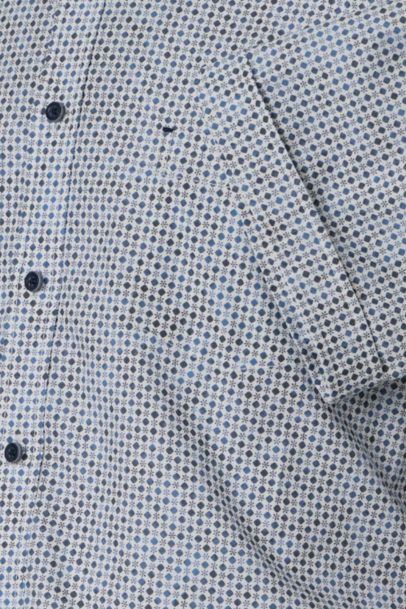 Casa Moda 31701 Short Sleeve Shirt Blue