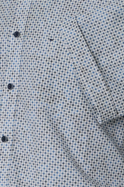 Casa Moda 31701 Short Sleeve Shirt Blue