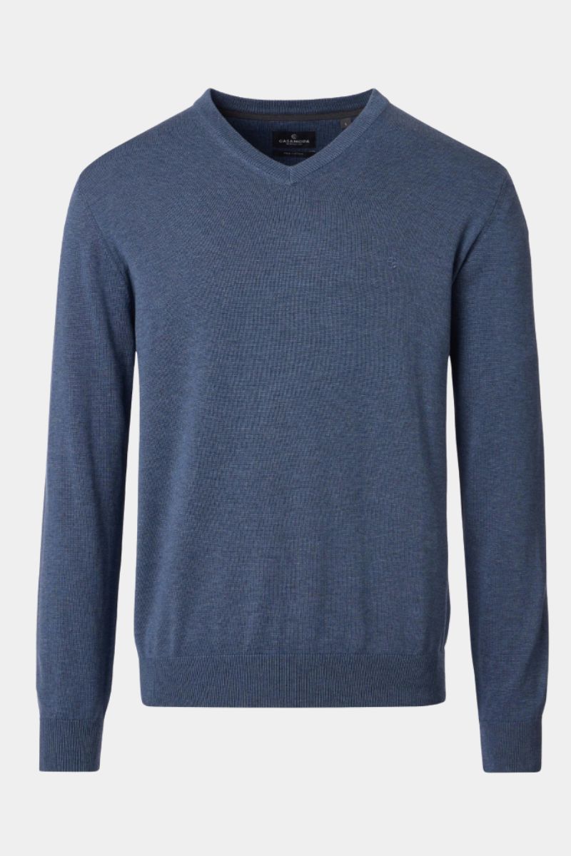 Casa Moda 4430 V Neck Blue