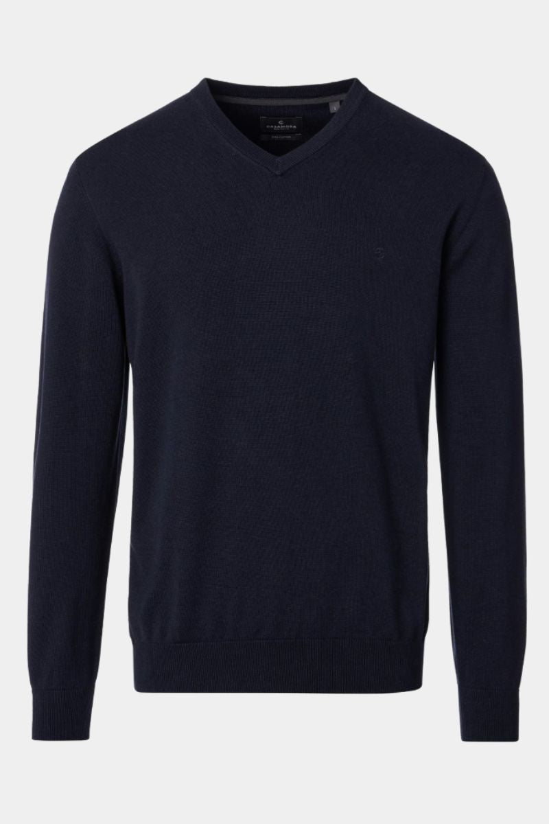 Casa Moda 4430 V Neck Navy