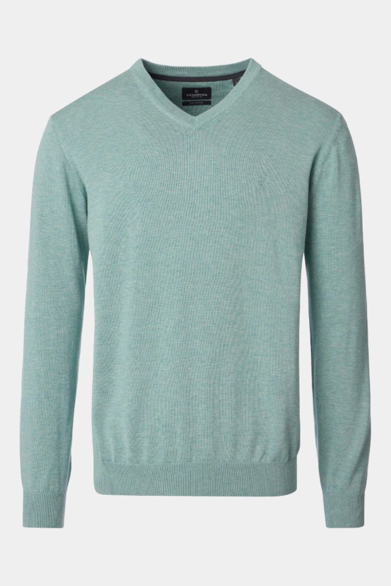 Casa Moda 4430 V Neck Jadeite