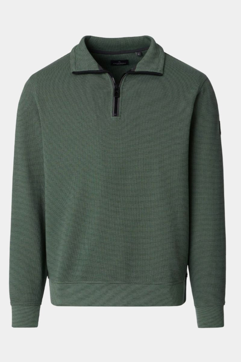 Casa Moda 60010 1/4 Zip Dark Forest