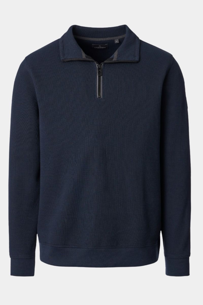Casa Moda 60010 1/4 Zip Sky Captain
