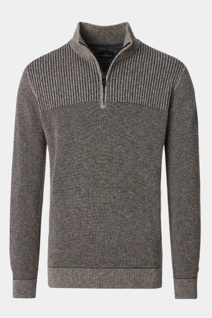 Casa Moda 80000 1/4 Zip Jumper Burro