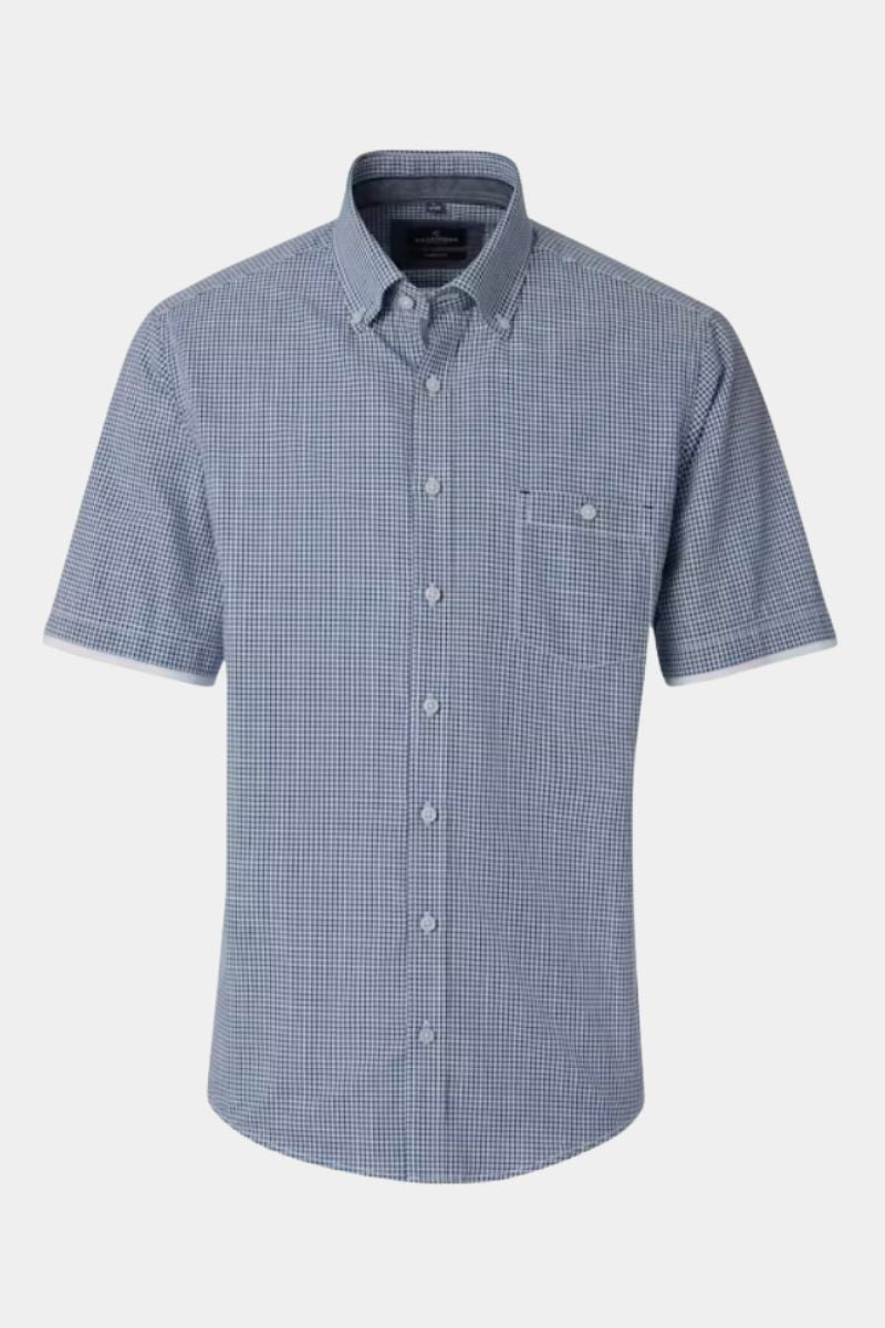 Casa Moda 31461 Short Sleeve Shirt Blue