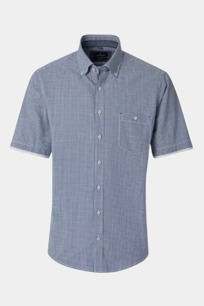 Casa Moda 31461 Short Sleeve Shirt Blue
