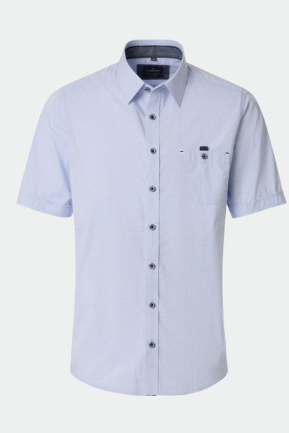 Casa Moda 31571 Short Sleeve Shirt Blue
