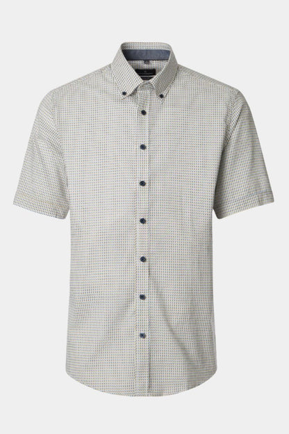 Casa Moda 31031 Comfort Fit SS Shirt Blue