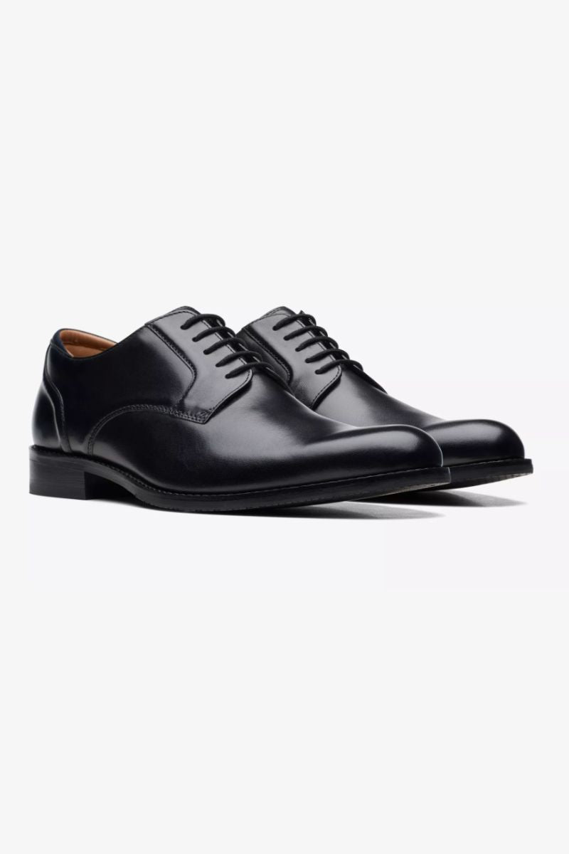 Clarks Craft Arlo Lace Black Shoe