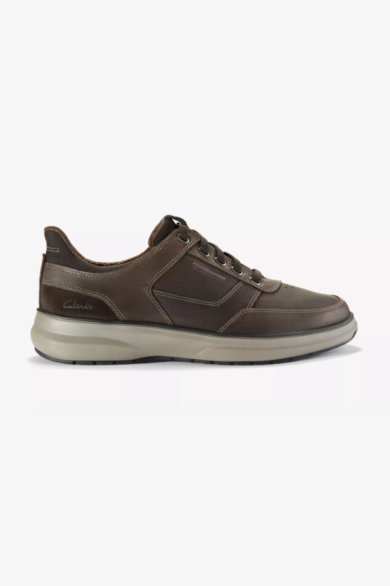 Clarks Mullan Easy Shoe Dark Brown