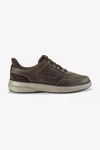 Clarks Mullan Easy Shoe Dark Brown