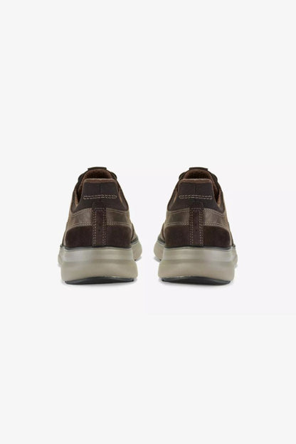 Clarks Mullan Easy Shoe Dark Brown