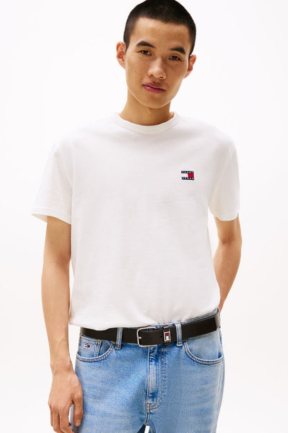 Tommy Jeans 20322 Regular Badge T-Shirt Ecru