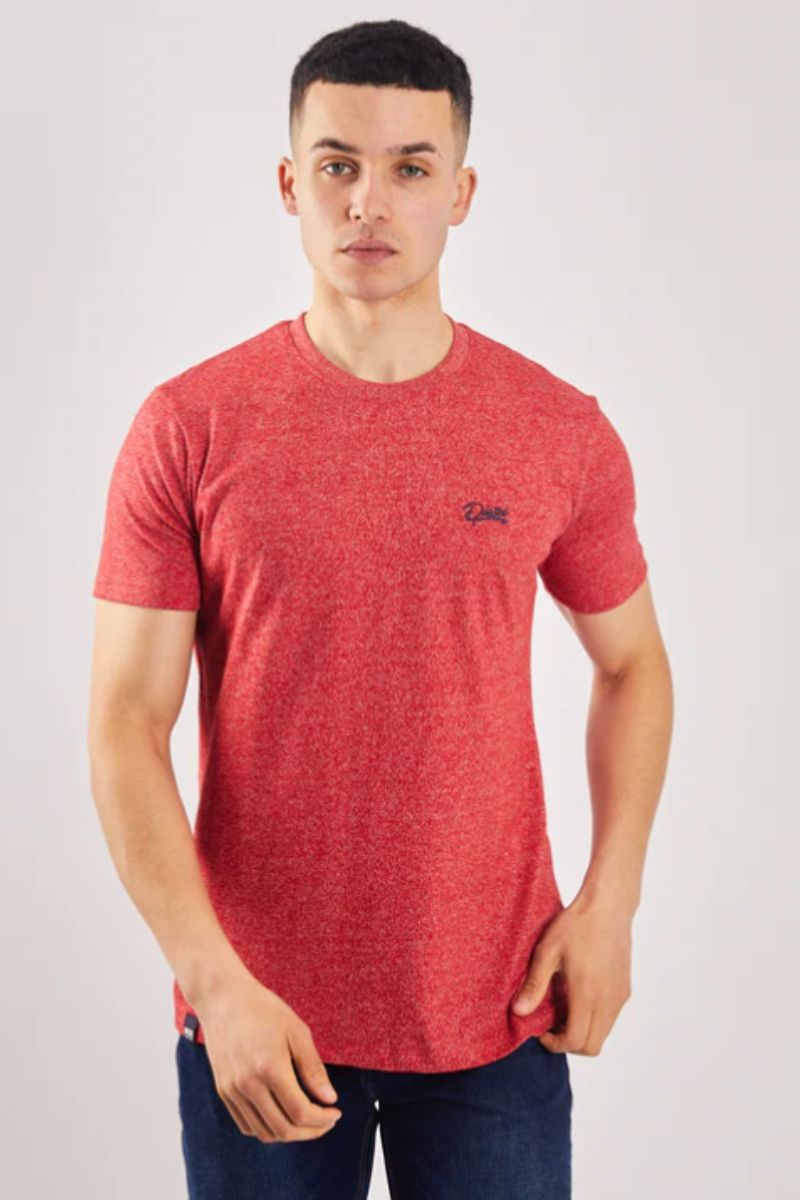 Diesel Basic Sky O Neck T-Shirt Cherry
