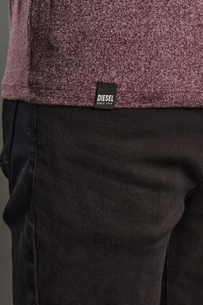 Diesel Basic Sky O Neck T-Shirt Wine