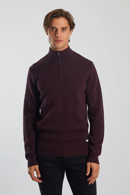 Diesel Colter Half Zip Wine Port